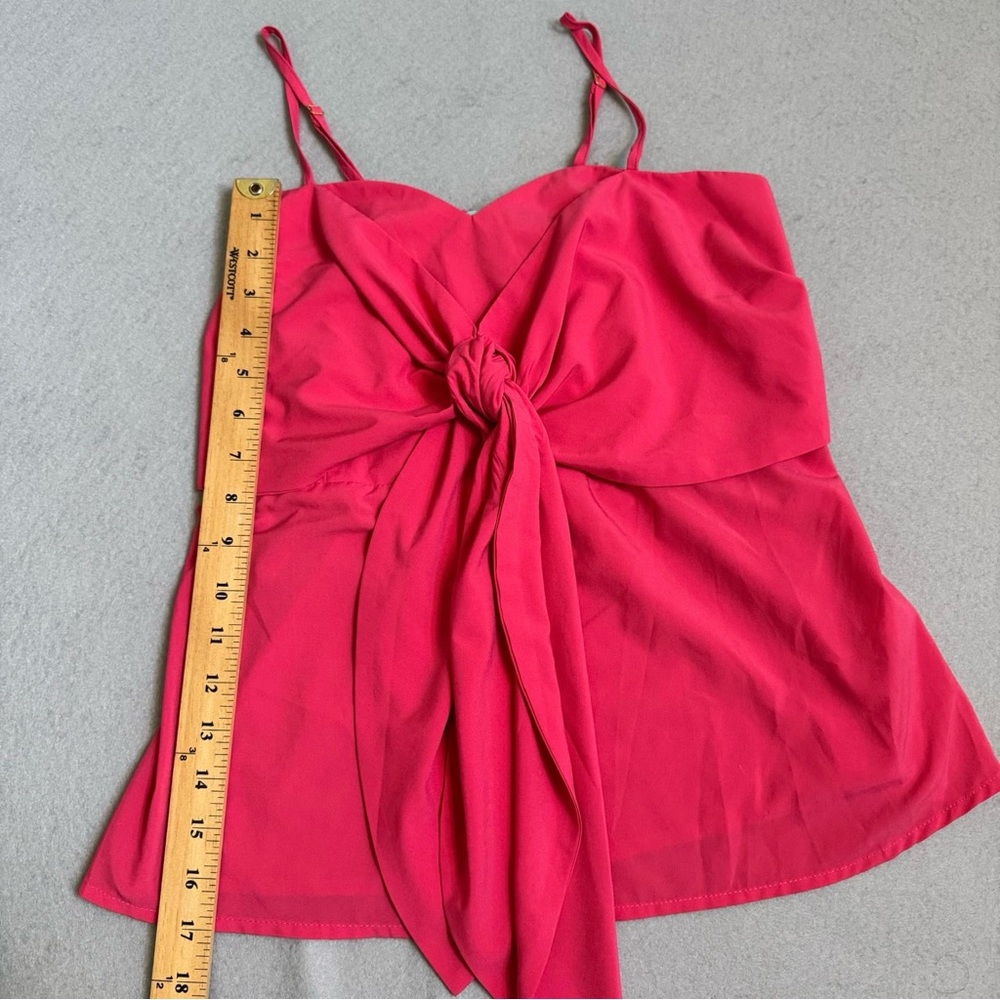 Judith March | Pink Front Tie Sleeveless Top | Women’s Small - Picture 2 of 7
